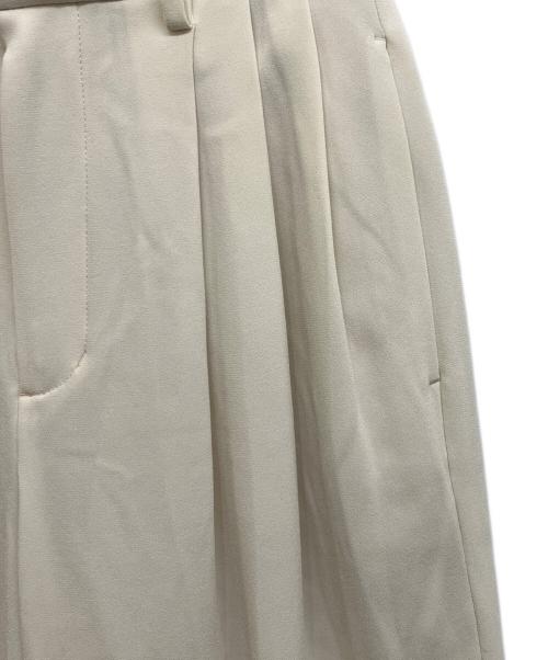 Plage（プラージュ）Plage (プラージュ) Georgette Tuck パンツ アイボリー サイズ:34の古着・服飾アイテム