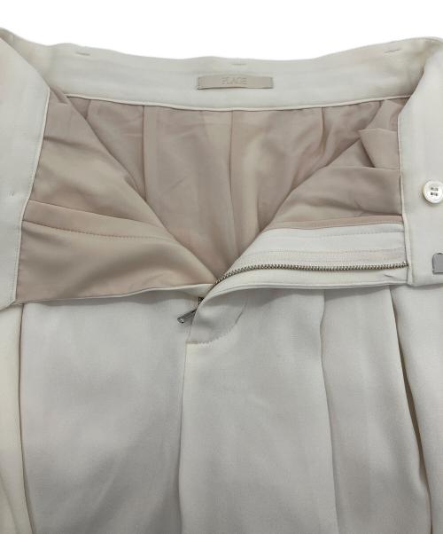 Plage（プラージュ）Plage (プラージュ) Georgette Tuck パンツ アイボリー サイズ:34の古着・服飾アイテム
