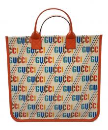 GUCCI（グッチ）の古着「チルドレンズトートバッグ」｜オレンジ