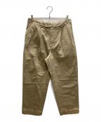 AURALEE×UNITED ARROWSオーラリー×ユナイテッドアローズ）の古着「EXCLUSIVE WASHED FINX CHINO PANTS」｜ベージュ