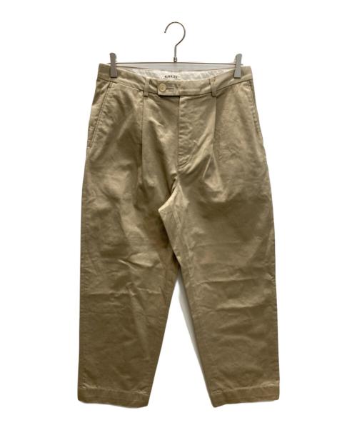 AURALEE（オーラリー）AURALEE (オーラリー) UNITED ARROWS (ユナイテッドアローズ) EXCLUSIVE WASHED FINX CHINO PANTS ベージュ サイズ:4の古着・服飾アイテム