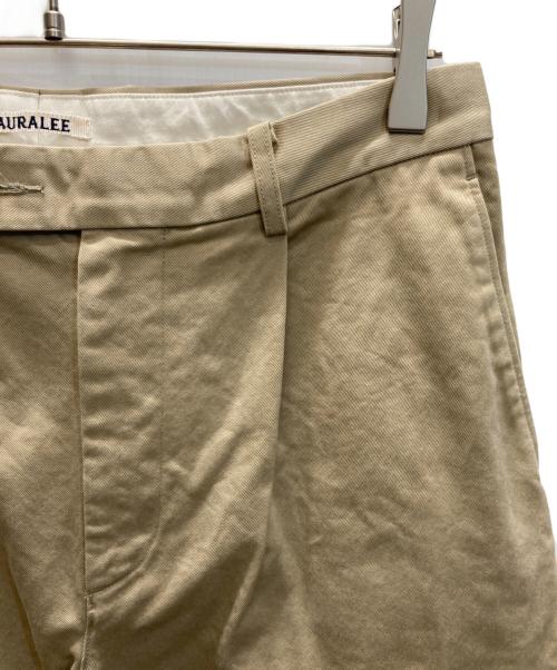 AURALEE（オーラリー）AURALEE (オーラリー) UNITED ARROWS (ユナイテッドアローズ) EXCLUSIVE WASHED FINX CHINO PANTS ベージュ サイズ:4の古着・服飾アイテム