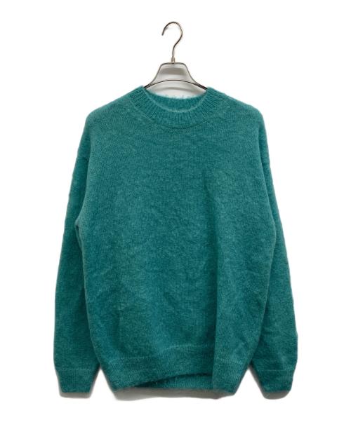 AURALEE（オーラリー）AURALEE (オーラリー) BRUSHED SUPER KID MOHAIR KNIT P/O　ブラッシュドスーパーキッドモヘヤニット グリーン サイズ:4の古着・服飾アイテム