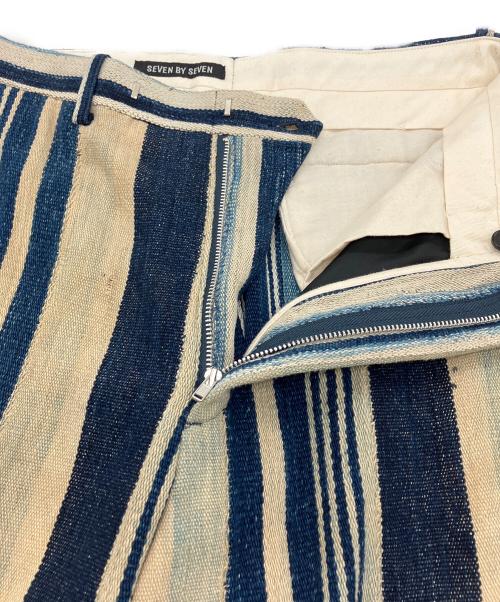 seven by seven（セブンバイセブン）seven by seven (セブンバイセブン) アフリカンスラックス インディゴ サイズ:SIZE S 未使用品の古着・服飾アイテム