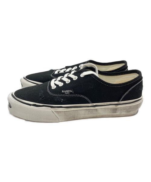 KAMIYA（カミヤ）KAMIYA (カミヤ) ローカットスニーカー ブラック サイズ:SIZE 43の古着・服飾アイテム