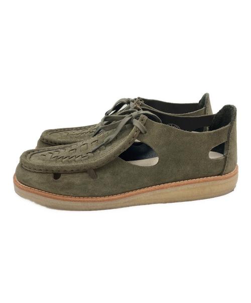 CLARKS ORIGINALS（クラークス オリジナルズ）CLARKS ORIGINALS (クラークス オリジナルズ) KITH RONNIE FIEG (キスロニーフィグ) スウェードシューズ オリーブ サイズ:26.5ｃｍの古着・服飾アイテム