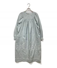 中古・古着通販】ETRO (エトロ) シルク半袖ワンピース ブラック サイズ