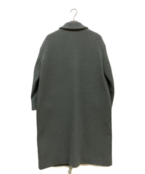 mina perhonen（ミナ ペルホネン）mina perhonen (ミナ ペルホネン) ステンカラーコート グレー サイズ:40の古着・服飾アイテム