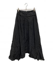 FETICO（フェティコ）の古着「GATHERED PAISLEY SKIRT」｜ブラック