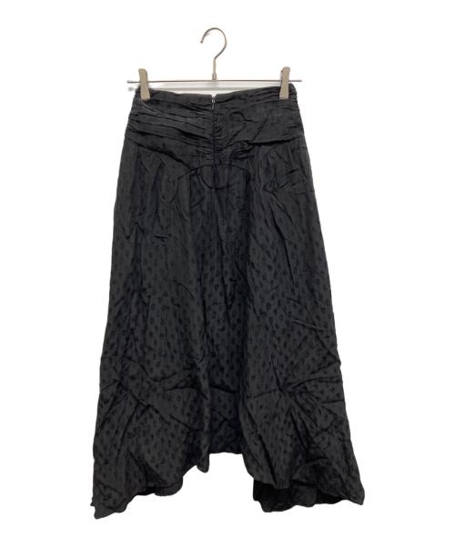 FETICO（フェティコ）FETICO (フェティコ) GATHERED PAISLEY SKIRT ブラック サイズ:1の古着・服飾アイテム
