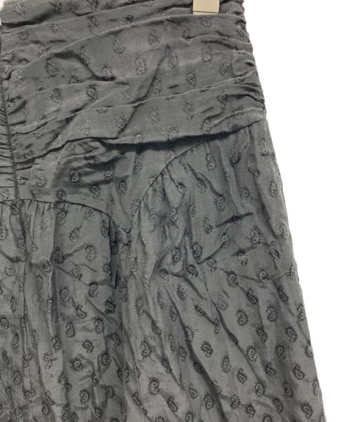 FETICO（フェティコ）FETICO (フェティコ) GATHERED PAISLEY SKIRT ブラック サイズ:1の古着・服飾アイテム