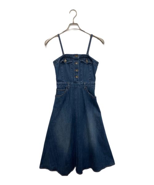 sheller（シェリエ）sheller (シェリエ) デニムワンピース インディゴ サイズ:Fの古着・服飾アイテム