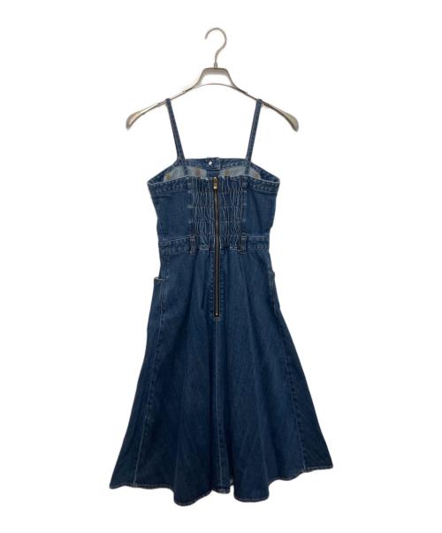 sheller（シェリエ）sheller (シェリエ) デニムワンピース インディゴ サイズ:Fの古着・服飾アイテム