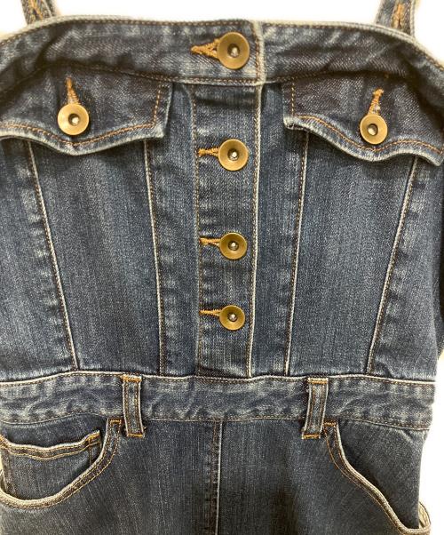 sheller（シェリエ）sheller (シェリエ) デニムワンピース インディゴ サイズ:Fの古着・服飾アイテム