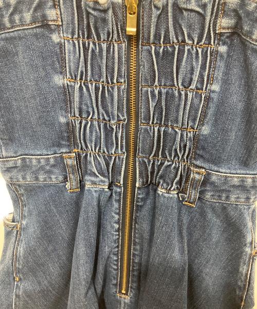 sheller（シェリエ）sheller (シェリエ) デニムワンピース インディゴ サイズ:Fの古着・服飾アイテム