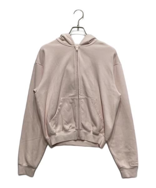 SKIMS（スキムス）SKIMS (スキムス) ジップパーカー ピンク サイズ:XSの古着・服飾アイテム