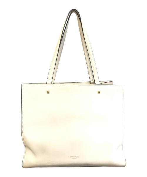 JIMMY CHOO（ジミーチュウ）JIMMY CHOO (ジミーチュウ) VARENNE トートバッグ ホワイトの古着・服飾アイテム