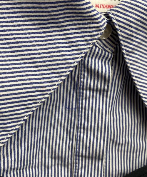Lily Brown（リリーブラウン）Lily Brown (リリーブラウン) シャツコンビワンピース ネイビー サイズ:ONEの古着・服飾アイテム