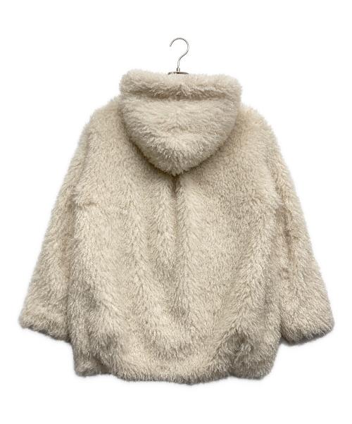 eimy istoire（エイミーイストワール）eimy istoire (エイミーイストワール) French poodle fur フードジャケット アイボリー サイズ:Fの古着・服飾アイテム