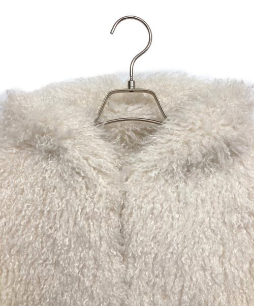 eimy istoire（エイミーイストワール）eimy istoire (エイミーイストワール) French poodle fur フードジャケット アイボリー サイズ:Fの古着・服飾アイテム
