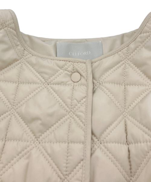 CELFORD（セルフォード）CELFORD (セルフォード) キルティングショートコート ベージュ サイズ:ONEの古着・服飾アイテム