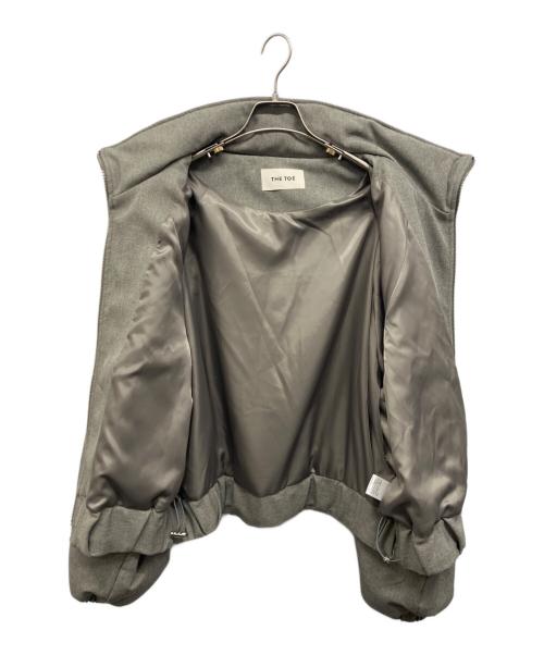 THE TOE（ザ・トゥー）THE TOE (ザ・トゥー) Brixton track jacket　ブリクストン トラック ジャケット グレー サイズ:Mの古着・服飾アイテム