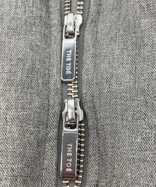 THE TOE（ザ・トゥー）THE TOE (ザ・トゥー) Brixton track jacket　ブリクストン トラック ジャケット グレー サイズ:Mの古着・服飾アイテム