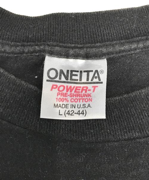 ONEITA（オニータ）ONEITA (オニータ)  80s HARLEY-DAVIDSON(ハーレー・ダビットソン)プリントTシャツ ブラック サイズ:Lの古着・服飾アイテム