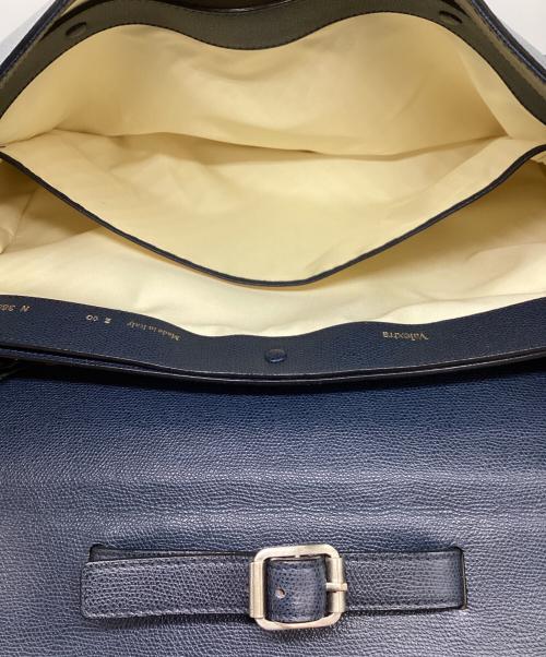 Valextra（ヴァレクストラ）Valextra (ヴァレクストラ) 2WAYブリーフケース ネイビーの古着・服飾アイテム