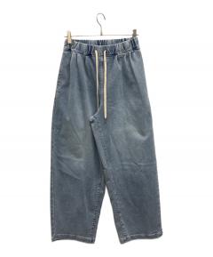 中古・古着通販】niko and (ニコアンド) ラインデニムパンツ ブルー