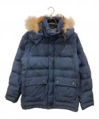 BLACK LABEL CRESTBRIDGEブラックレーベル クレストブリッジ）の古着「ダウンジャケット」｜ネイビー