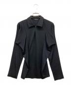 tricot COMME des GARCONSトリココムデギャルソン）の古着「切替カットソー」｜ブラック