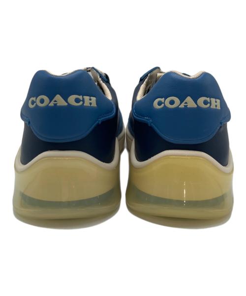 COACH（コーチ）COACH (コーチ) ローカットスニーカー ブルー サイズ:26cmの古着・服飾アイテム