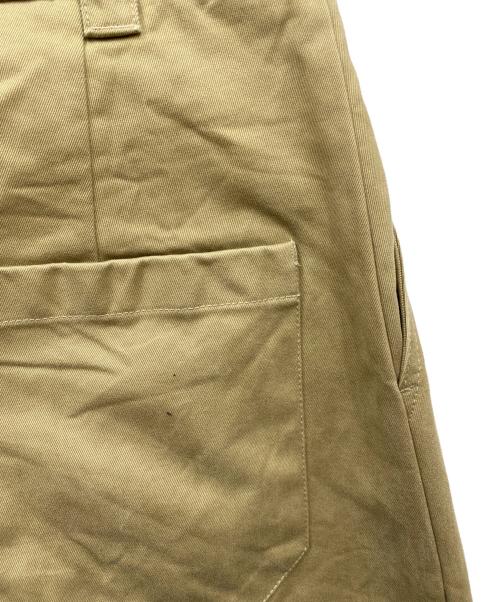 STUDIO NICHOLSON（スタジオ ニコルソン）STUDIO NICHOLSON (スタジオ ニコルソン) Deep Pleat Volume Pant ベージュ サイズ:Sの古着・服飾アイテム