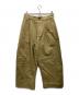 STUDIO NICHOLSON（スタジオ ニコルソン）の古着「Deep Pleat Volume Pant」｜ベージュ