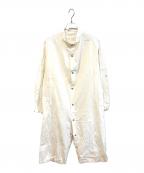 whowhatフーワット）の古着「2WAYロングシャツ」｜アイボリー