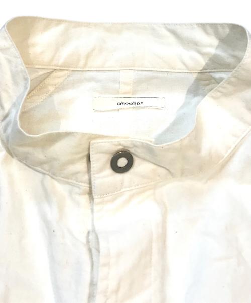 whowhat（フーワット）whowhat (フーワット) 2WAYロングシャツ アイボリー サイズ:Mの古着・服飾アイテム