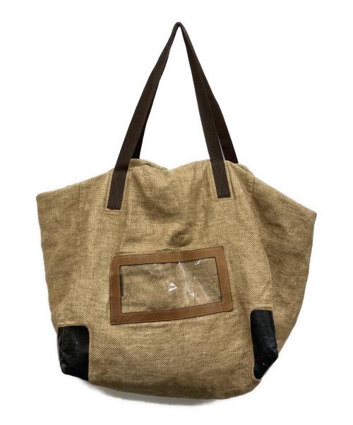 DRIES VAN NOTEN（ドリスヴァンノッテン）DRIES VAN NOTEN (ドリスヴァンノッテン) サマーバッグ ブラウン サイズ:下記参照の古着・服飾アイテム