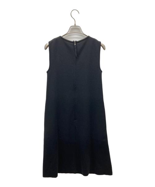 FOXEY（フォクシー）FOXEY (フォクシー) パールニットノースリーブワンピース ブラック サイズ:38の古着・服飾アイテム