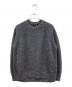 DRAWER（ドゥロワー）の古着「WINTER1 ラメ5ゲージクルーネックニット」｜グレー