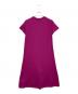 HERMES (エルメス) Hロゴ金具カシミヤニットワンピース パープル サイズ:34：30000円