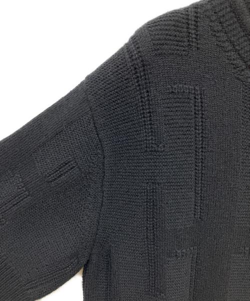 HERMES（エルメス）HERMES (エルメス) ニットワンピース ブラック サイズ:34の古着・服飾アイテム