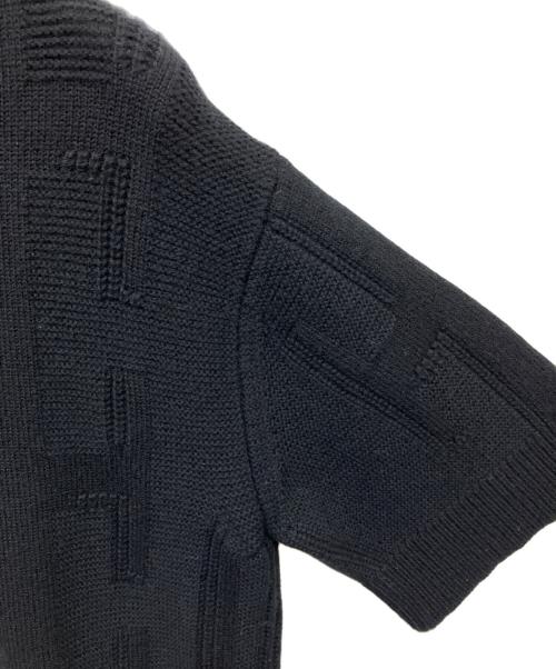 HERMES（エルメス）HERMES (エルメス) ニットワンピース ブラック サイズ:34の古着・服飾アイテム