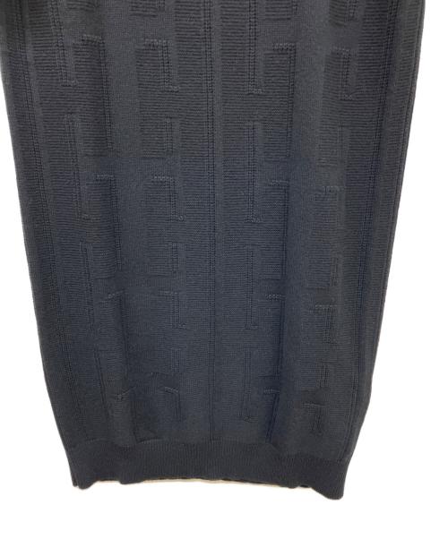 HERMES（エルメス）HERMES (エルメス) ニットワンピース ブラック サイズ:34の古着・服飾アイテム