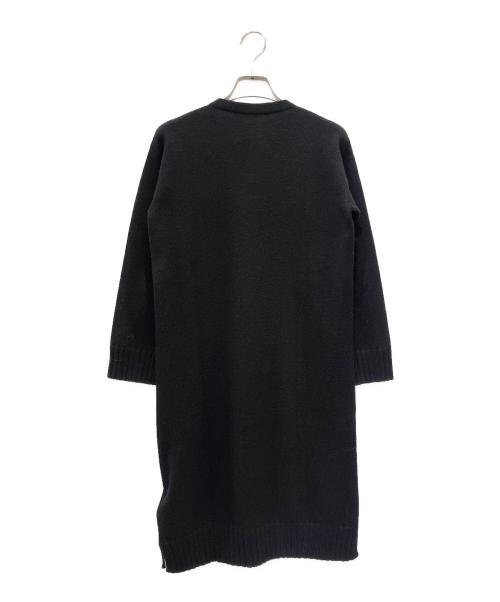 HERMES（エルメス）HERMES (エルメス) Hロゴ金具カシミヤニットワンピース ブラック サイズ:34の古着・服飾アイテム