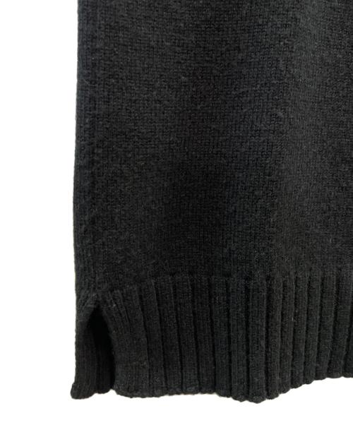 HERMES（エルメス）HERMES (エルメス) Hロゴ金具カシミヤニットワンピース ブラック サイズ:34の古着・服飾アイテム