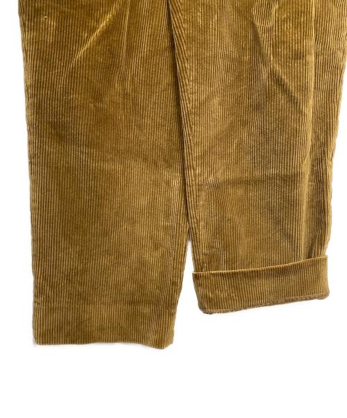 ENDS and MEANS（エンズアンド ミーンズ）ENDS AND MEANS (エンズアンド ミーンズ) Grandpa Cord Trousers ブラウン サイズ:Lの古着・服飾アイテム