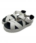 HERMESエルメス）の古着「エベレストサンダル」｜ホワイト×ブラック