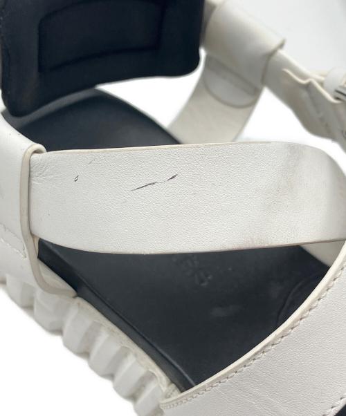 HERMES（エルメス）HERMES (エルメス) エベレストサンダル ホワイト×ブラック サイズ:35の古着・服飾アイテム