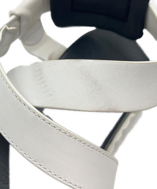 HERMES（エルメス）HERMES (エルメス) エベレストサンダル ホワイト×ブラック サイズ:35の古着・服飾アイテム